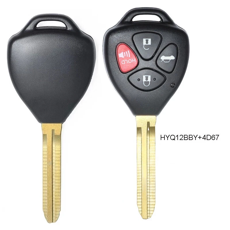 2*Remote Head Car Key Fob for Toyota Camry 2006 2007 2008-2011 HYQ12BBY-4D67 Dot - Image 3 of 4