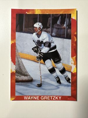 1989-90 Oddball Wayne Gretzky - Los Angeles Kings - Statistics