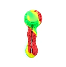SILICONE SMOKING PIPE BOWl US SELLER Red Green Yellow