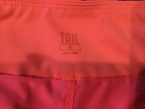 Tail Orange Tennis Golf A-line pockets Athletic Skort pull on NWOT Sz 6 - Picture 2 of 6
