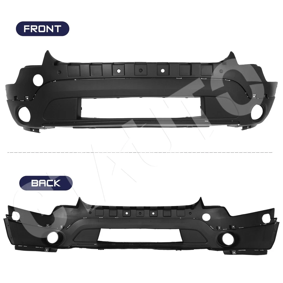 Front Lower Bumper Cover Textured W/ Fog Lamp Holes For 2011-2015 Ford Explorer Foto 2 de 4
