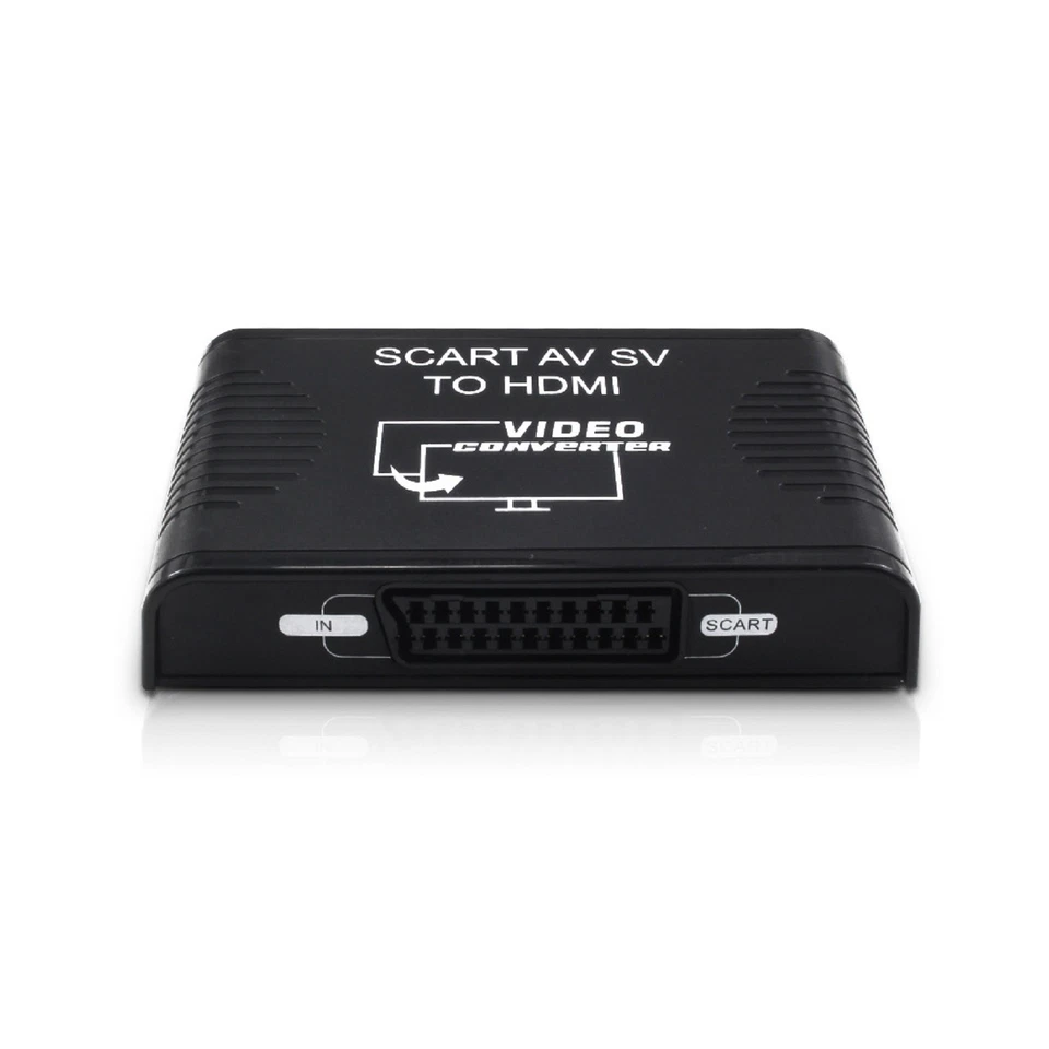Scart AV S-video To HDMI Composite Switcher RCA Video&Audio Converter Adapter c - Image 4 of 4