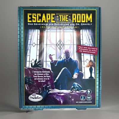 ThinkFun Escape the Room: Dr. Gravelys Refugium Brettspiel Escape 11242 2016 - Bild 1 von 3