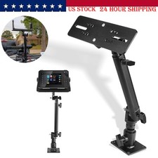Marine Electronic Mount Fish Finder Bracket Anodized Aluminum 350  Swivel 18-24"