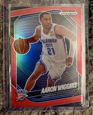 2024-25 Panini Prizm Black - Aaron Wiggins #230 Red Prizm /299 - OKC THUNDER
