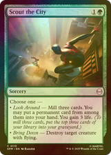 MTG FOIL Scout the City English SPM