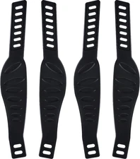 Exercise Bike Pedal Straps 2 Pairs Adjustable Rubber Universal Replacement