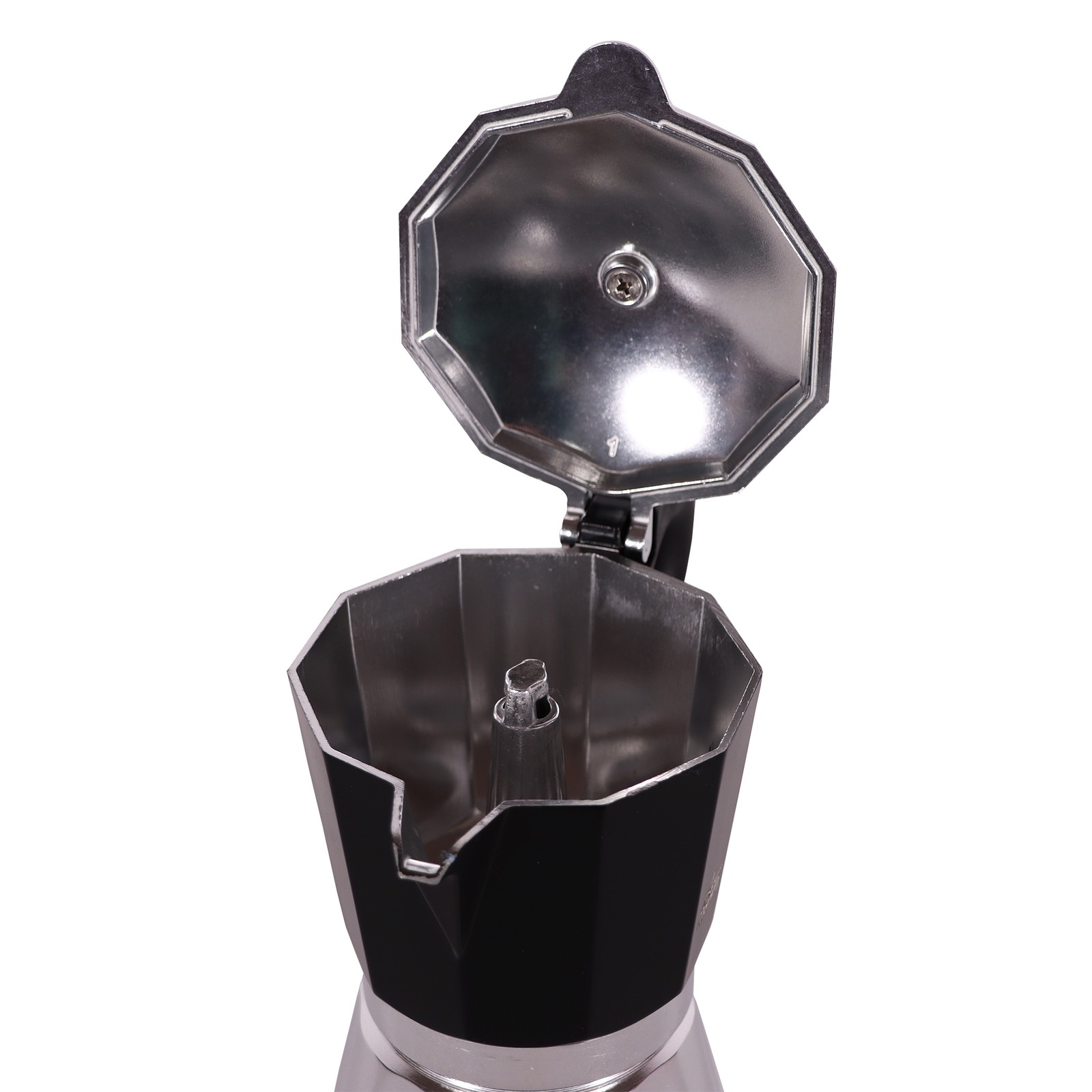 Any Morning Stovetop Espresso Coffee Maker, Italian Coffee Maker, Iconic Aluminu
