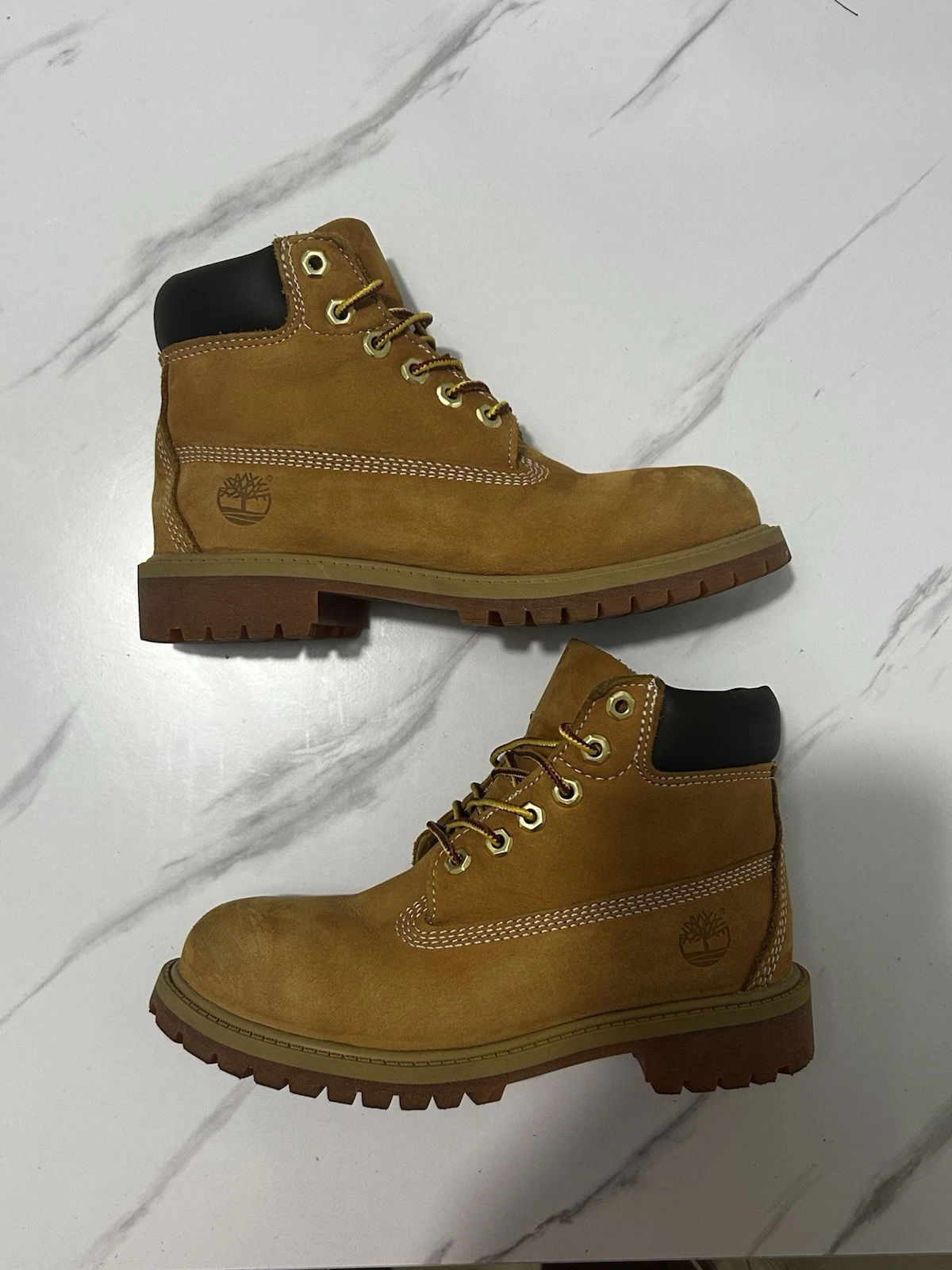 Timberland Premium Waterproof Boot Wheat PS Size 1.5Y