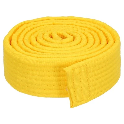 Taekwondo Rangliste Gürtel 1.5"x5.2Ft 1.6m Kampfsport Judo Karate Gürtel Gelb - Bild 1 von 4