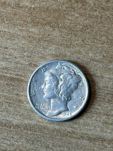 1945S Mercury Dime XF+