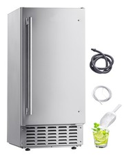 Uimoso Undercounter Commercial Nugget Ice Maker 66Lbs/Day Built-in Ice Maker