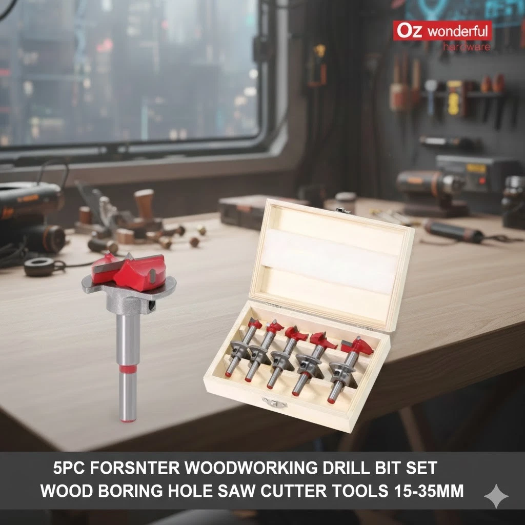 5pcs Woodworking Drill Bits Kit - Main Product Image