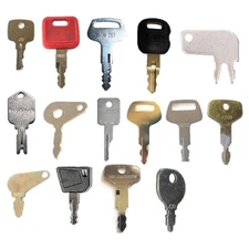 Set of 20 Ignition Keys Fit Most Heavy Industrial/Construction Equipment Models