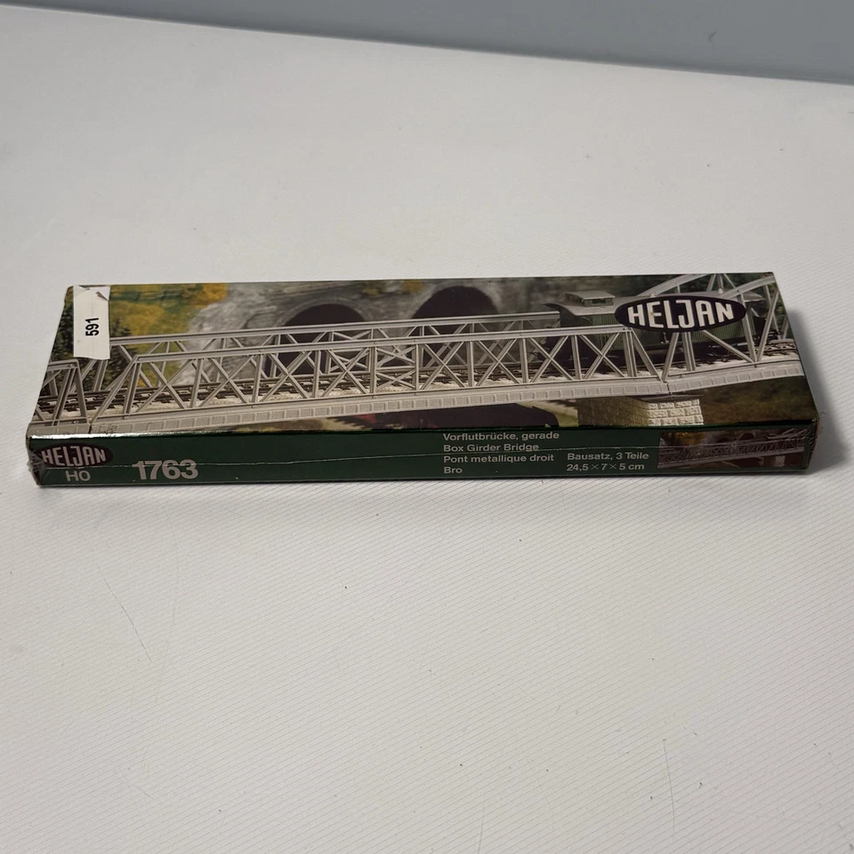 Heljan 1763 HO Box Girder Bridge 24.5x7x5 cm New Sealed Made in Germany - Image 2 of 4