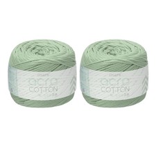 2 Rolls Cotton Crochet Yarn 1.5mm x 164 Yards Macrame Cord Dark Olive Green
