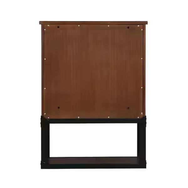 Home Decorators Collection Alster 30x25in Industrial Brown Oak Medicine Cabinet