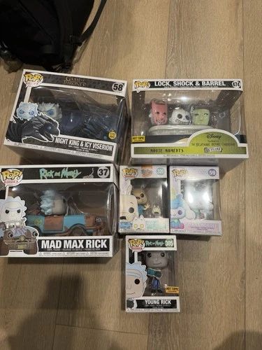 Funko Pop Lot 7 Pieces Rick and Morty Game of Thrones Sanrio Exclusives