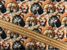 Please Seat Yourself for 3 Wishes Cotton Fabric by 1/4M* Or Block Panel Bathroom