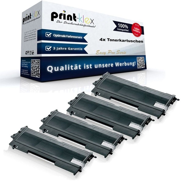 4X Rebuild Tonerkartuschen FüR Lenovo Lj2000Series Schwarz Lasertoner Xl-image