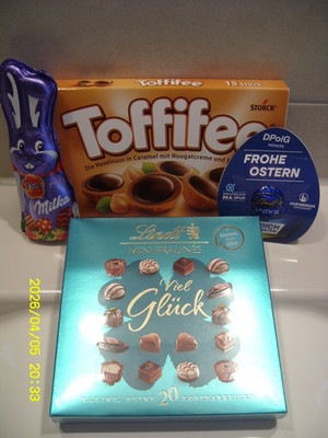 Lindt Pralines Milka Hase Toffifee Schokolade Pralinen Süßes Konvolut ***TOP***