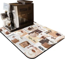 Coffee Mat Bar,Coffee Matt for Counter Mat Bar Mats for Countertop Accessories,S