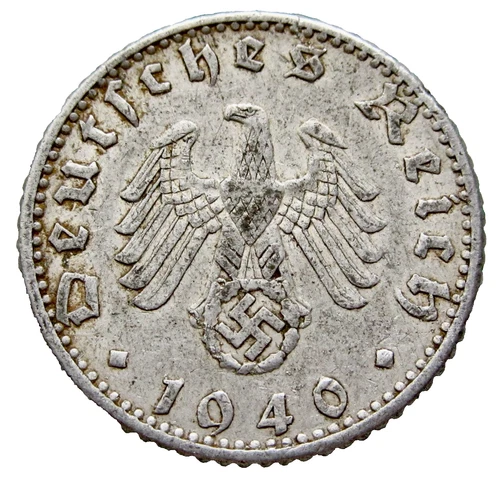 1940 Germany 50 Reichspfennig — photo from the most recent tracked eBay sale