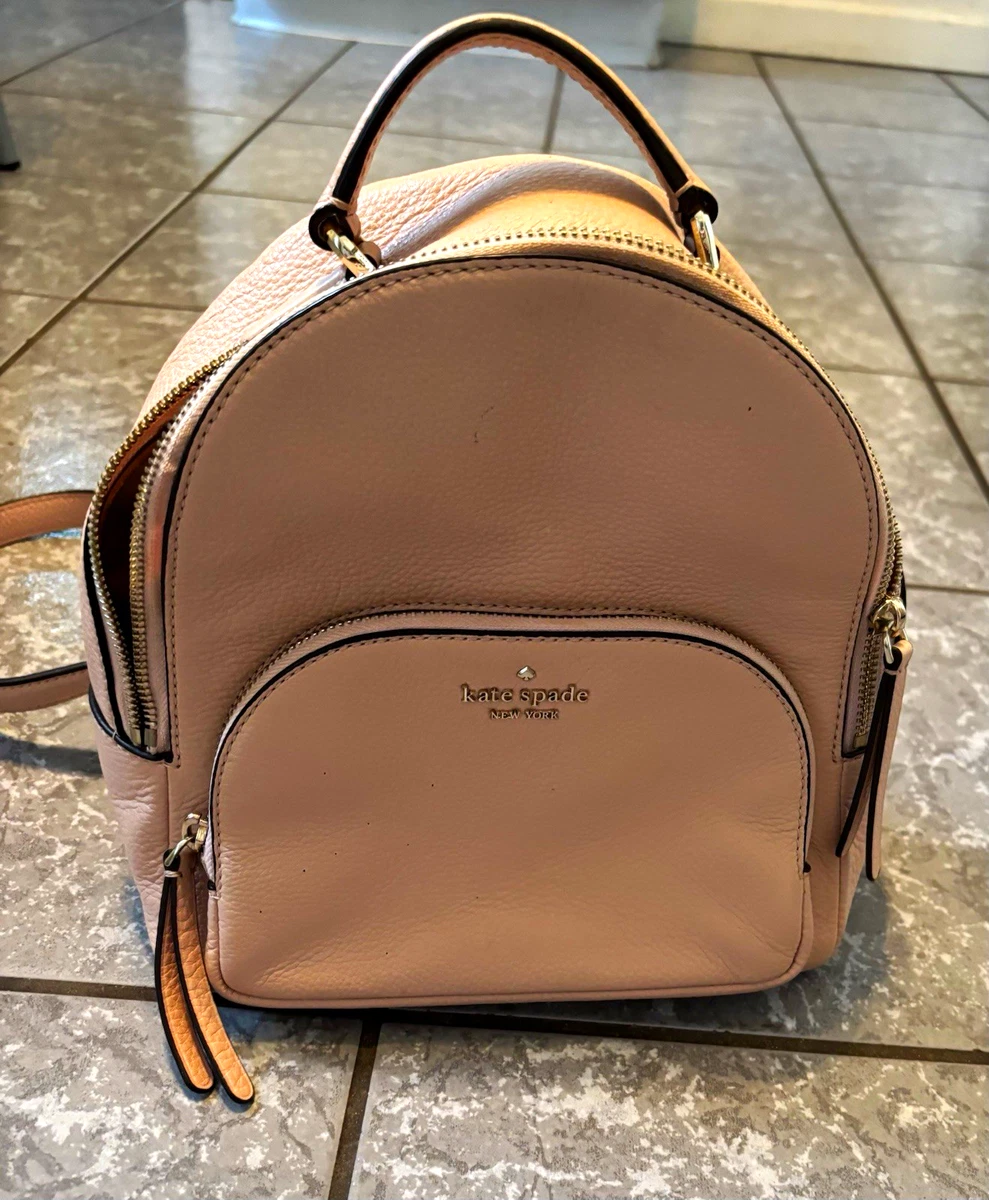 kate spade mini backpack brown outlet Amazon.com | new york Schuyler (Warm Beige) The Kate Spade Chelsea The Little Better Nylon Mini Backpack in black with a playful apple print is a cute and practical accessory New Kate Spade Schuyler Mini