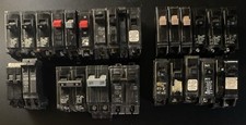  27 Mixed Assorted Circuit Breaker Lot 15 20 30 Amp Murray Square D Siemens ITE