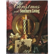 Vintage 90s CHRISTMAS with SOUTHERN LIVING Patterns, Recipes  Book HC 1991
