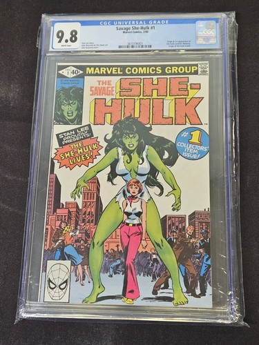Savage She-Hulk #1 CGC 9.8 Origin &1st App of She-Hulk. Hulk Origin Retold 1980