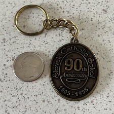 Slovak Catholic Sokol 90th Anniversary 1905-1995 Keychain Key Ring #47789