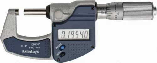 Mitutoyo 0 to 1" Carbide Standard Electronic Outside Micrometer 0.000050" Res...