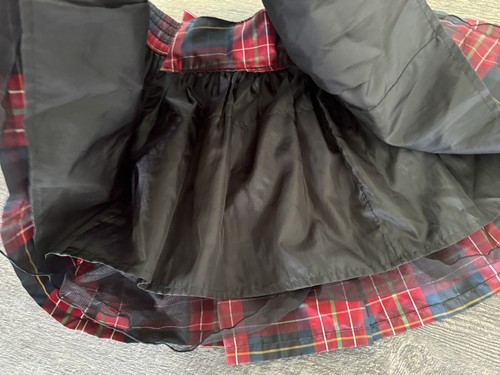 girls GAP KIDS Plaid Tulle CHRISTMAS SKIRT plaid red BOW Holiday XS 4/5 - Picture 5 of 6