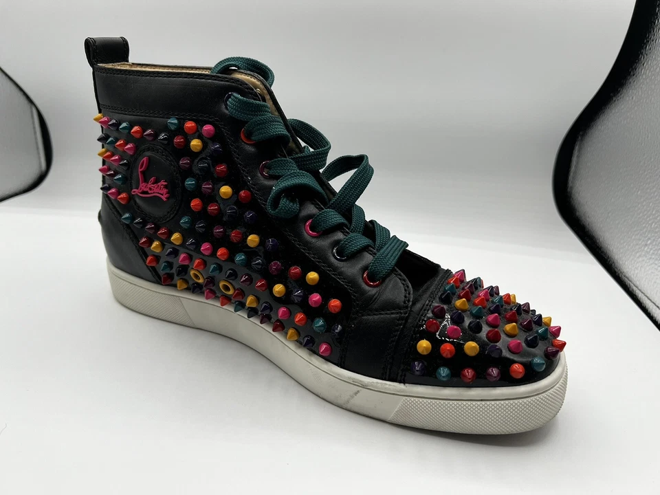 Nuevo en caja Zapatilla Christian Louboutin Multicolor Patente Picos 42.5 Agotada Foto 4 de 4