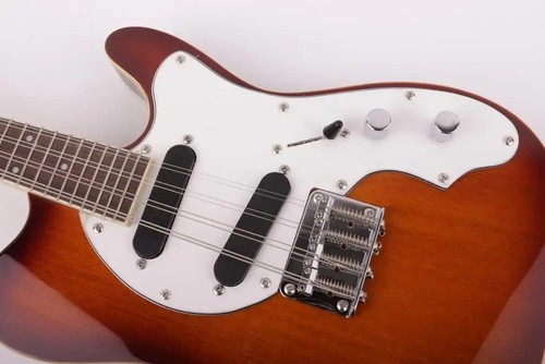 8 String Mandolin Electric Guitar Maple Neck Rosewood Fretboard in Sunburst - 第 4/6 張圖片