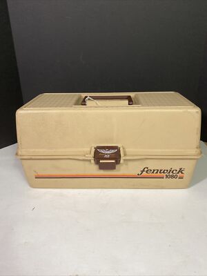 Vtg Fenwick 1080 Three Tray Large Tackle Box