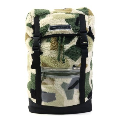 Stella McCartney Authentic Backpack Boa Nylon Beige Khaki 