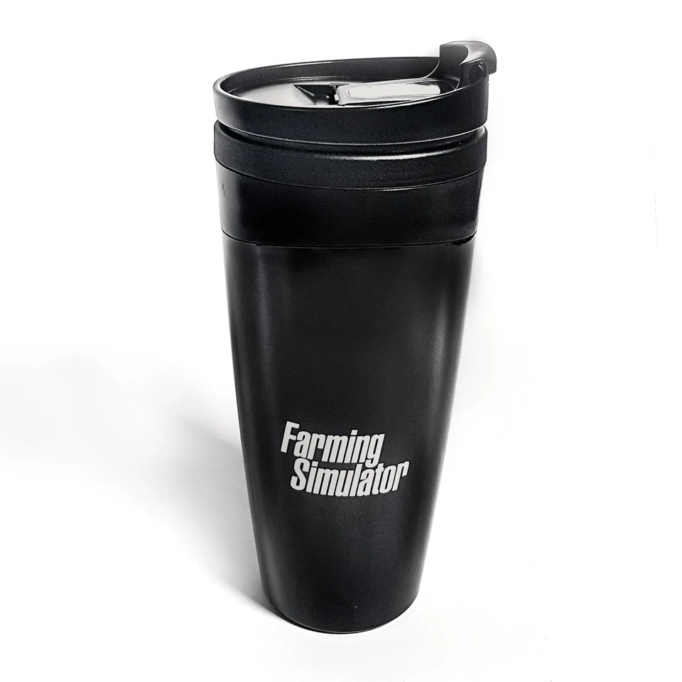 FARMING SIMULATOR Landwirtschafssimulator Thermobecher Trinkbecher 350 ml für Kaffee / Tee / Kakao