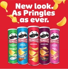 Pringles Sharing Crisps - Full Case 6 x 165g - Choose Flavour, 6 Months + Dates