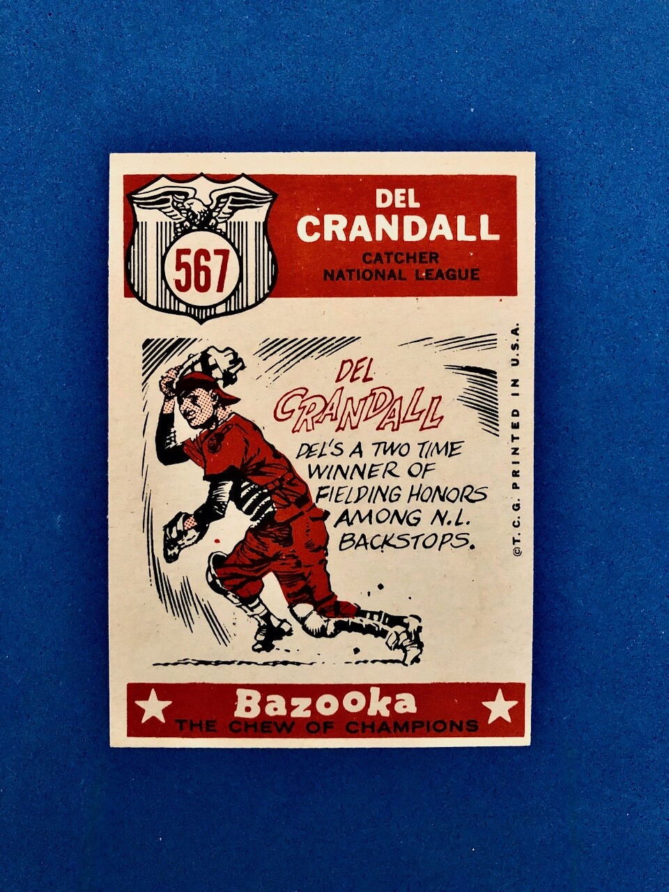 1959 TOPPS #567 DEL CRANDALL NRMT-MT HIGH # ! SET BREAK Nice ! **SMS ...