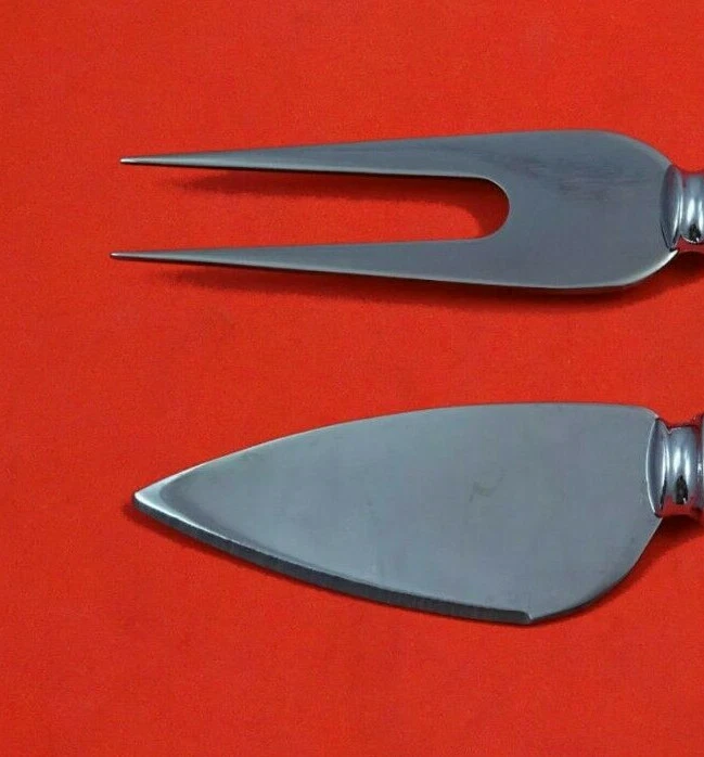 Juego de servir queso duro Sir Christopher by Wallace de plata de ley 2 piezas personalizado Foto 2 de 2