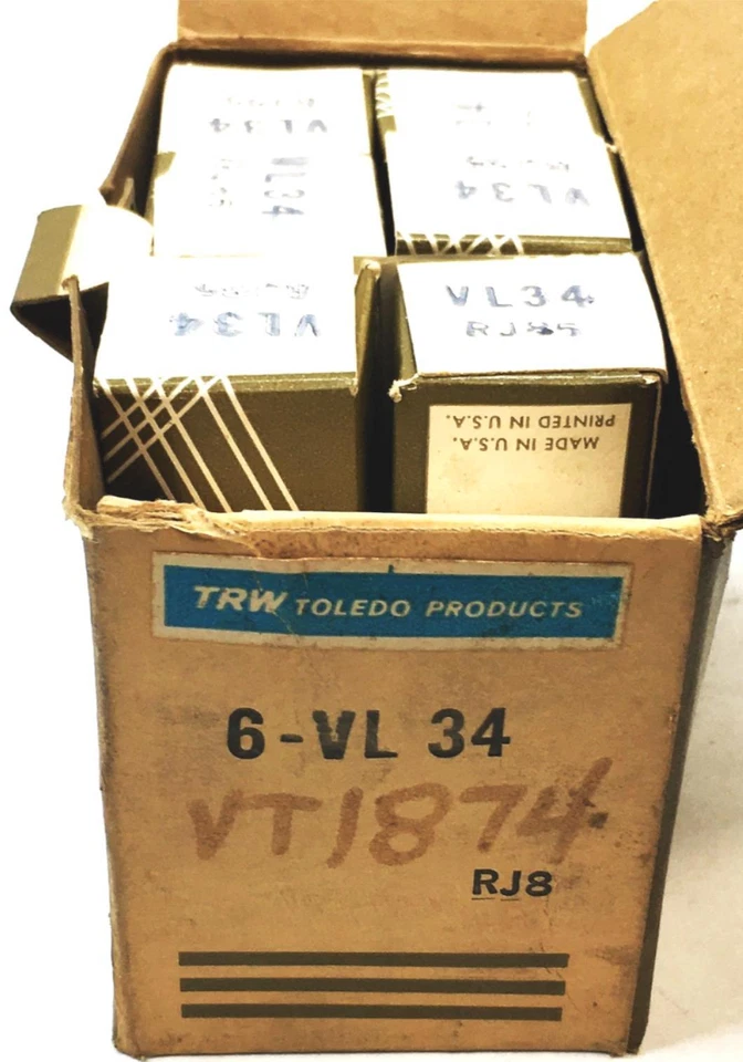 Juego de 6 grifos TRW VL34 (VT1874) NOS Foto 3 de 4