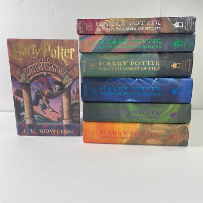 Harry Potter You Choose The Book, Complete Set 1-7, Hardcovers Only-Good