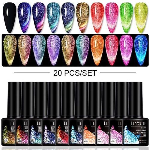 20/24PCS Smalto Gel Termico Set 3 Strati Temperatura Smalto Cambia Colore - Foto 72 di 90