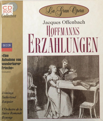 CD & Buch - Jacques Offenbach - Bonynge - Hoffmanns Erzählungen - Decca - (BD)