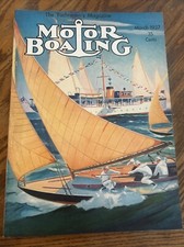 Motor Boating Magazine November 1927 Boat Sailing Chris Craft Ads