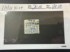 Scott #  114 **NICE**   2024 Scott Catalogue Value $ 20.00