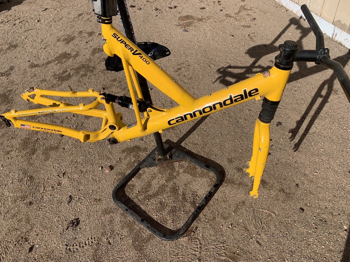 Cannondale Super V 400 Full Suspension Frameset With Cannondale Super V 400 Full Suspension Frameset With