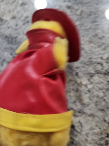 Vintage 1970'S 12” Knickerbocker Sesame Street Firefighter Big Bird Plush Doll - Picture 7 of 11